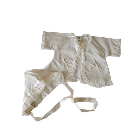 Toddletime Vtg 50's, 60's  Four Piece Baby Girls Christening Outfit Original Box - Picture 3 of 8